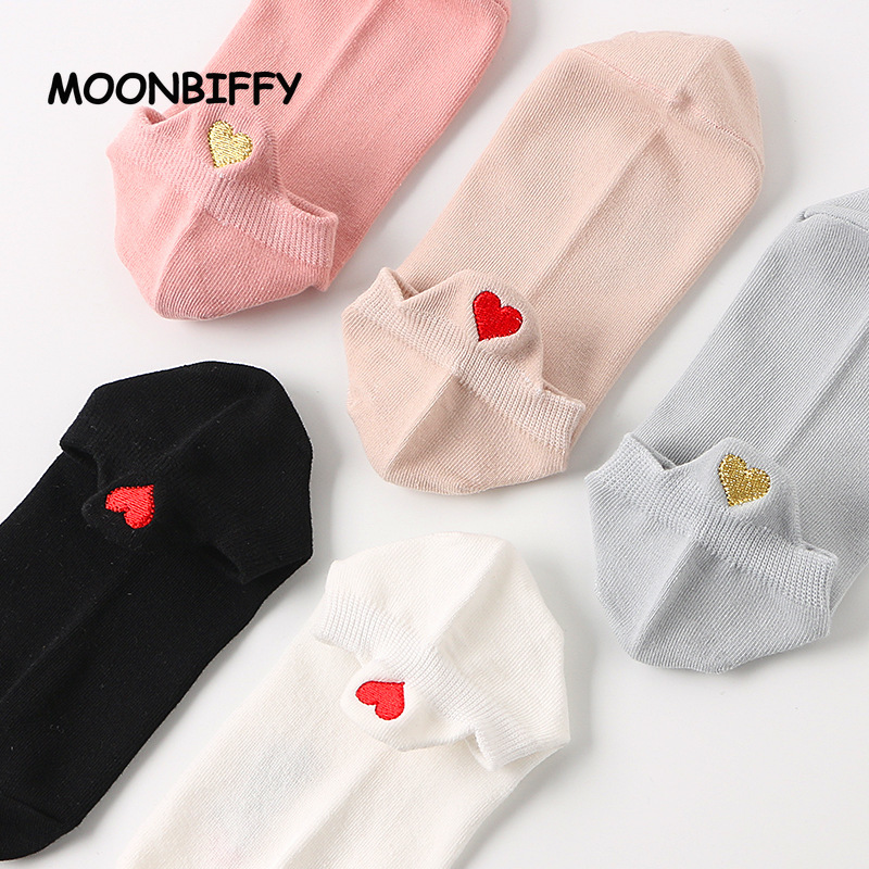 Love Heart Women Socks Embroid - Embroidery Love recensione e prezzo