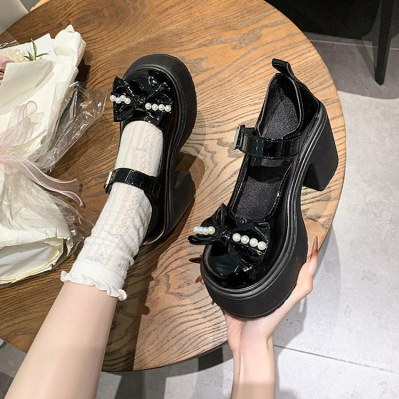 2026 Lolita Shoes Black Super  - Embroidery Flat Shoes recensione e prezzo