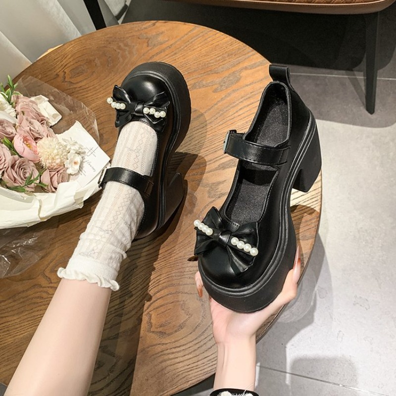 2026 Lolita Shoes Black Super  - Embroidery Flat Shoes recensione e prezzo