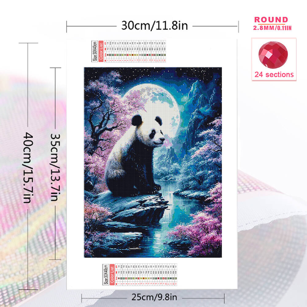 1PC frameless   Panda Diamond  - Embroidery For Beginners recensione e prezzo