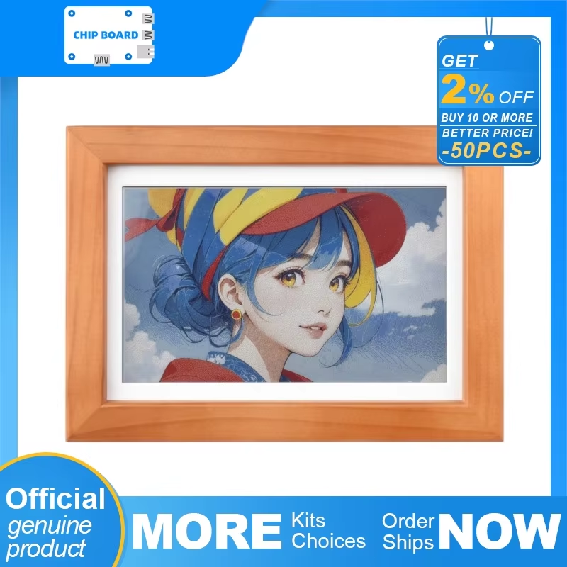Waveshare ESP32-S3 PhotoPainte - Frame Display Wood recensione e prezzo
