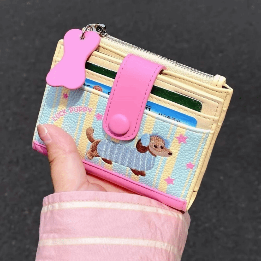 Portable Dopamine Color Dachsh - Embroidery Wallet recensione e prezzo