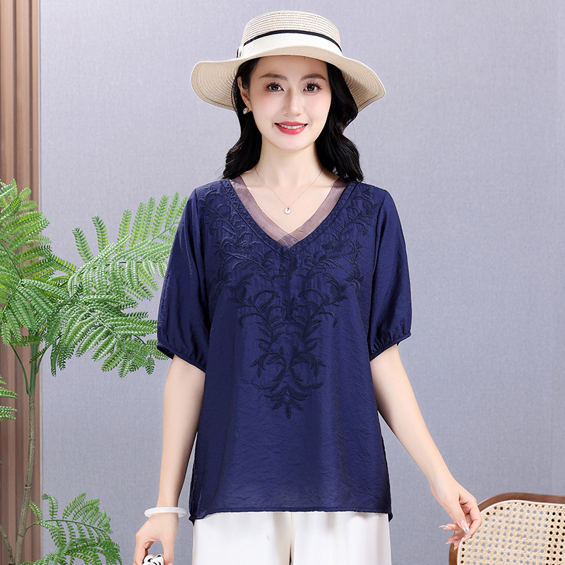 Summer Elastic Tee Shirt Solid - Embroidery Uniforms recensione e prezzo