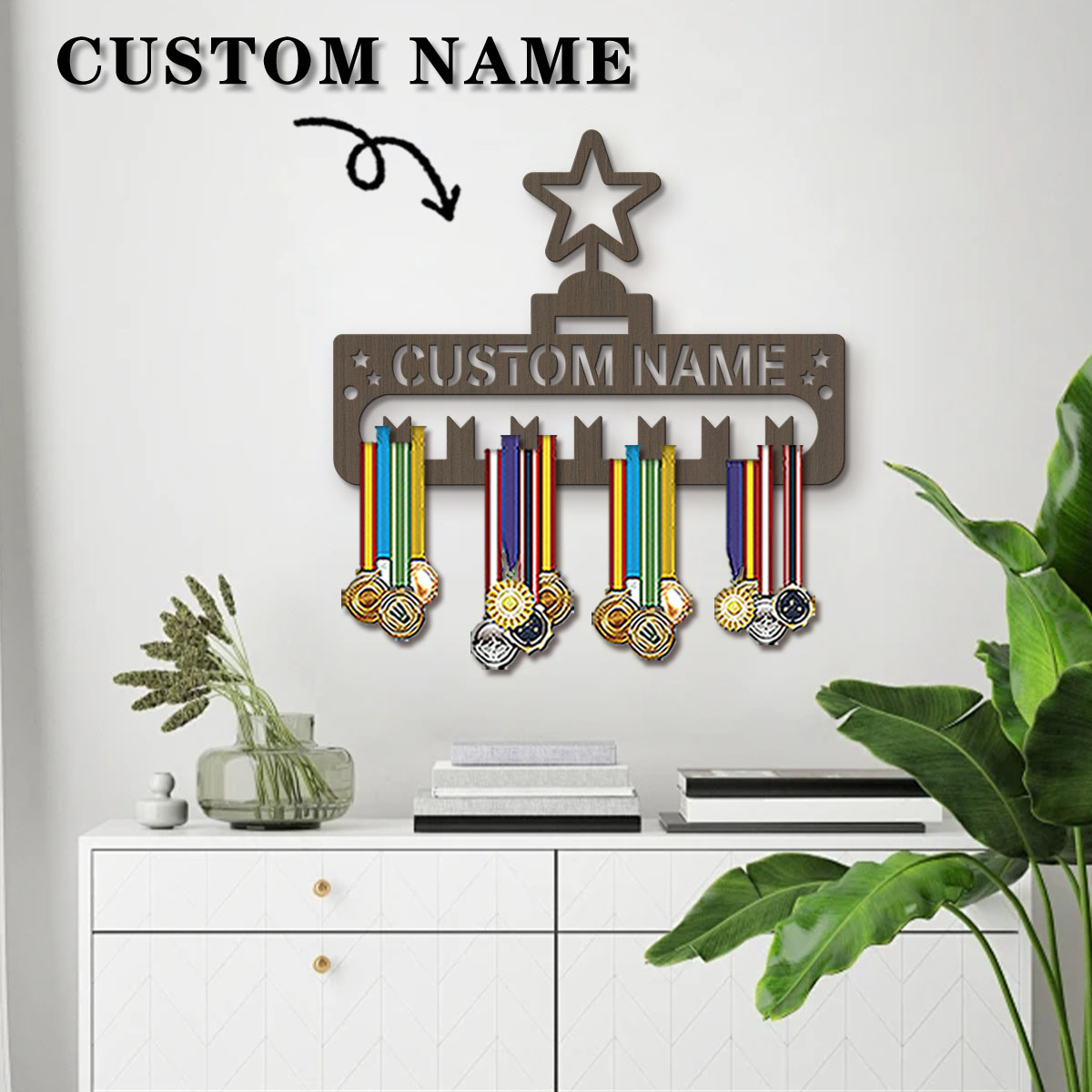 1pc Custom Modern Style Cartoo - Frame Display Wood recensione e prezzo