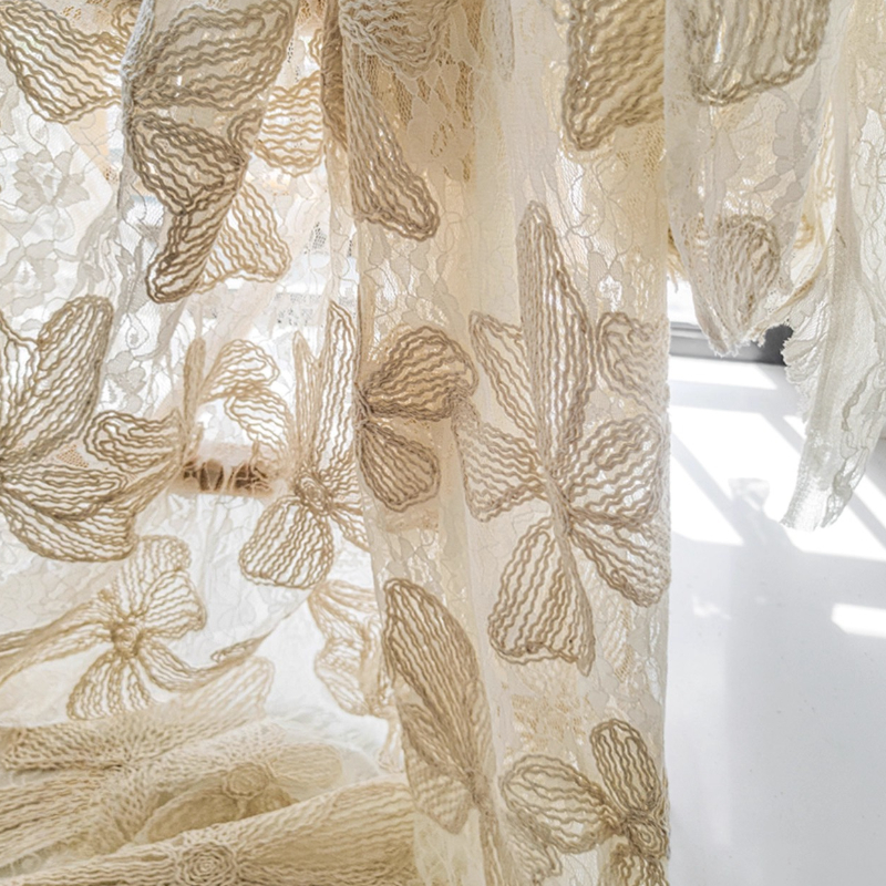 Cotton Thread Lace Jacquard Th - Embroidery Net Fabric recensione e prezzo