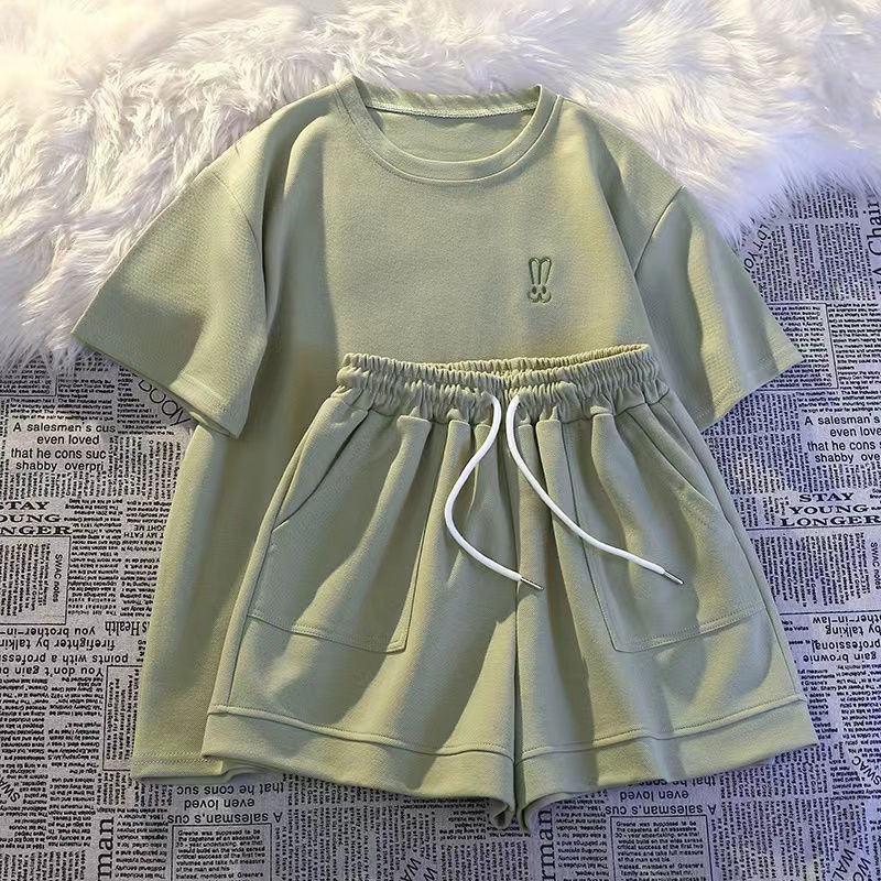 Women Short Sleeve Shorts Spor - Embroidery Uniform recensione e prezzo