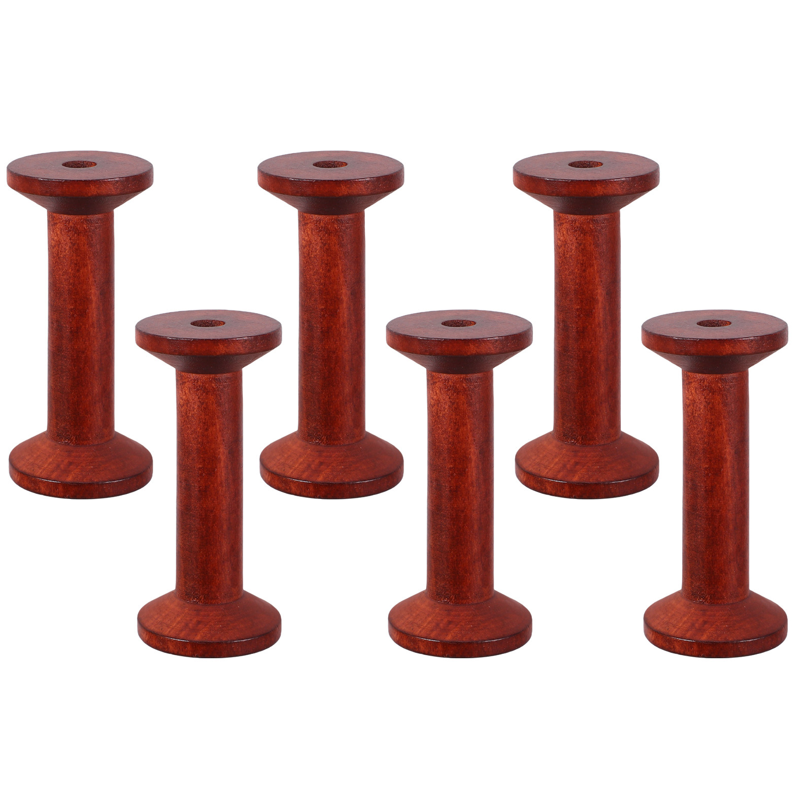 6Pcs Wooden Empty Spools for C - Embroidery Yarns recensione e prezzo