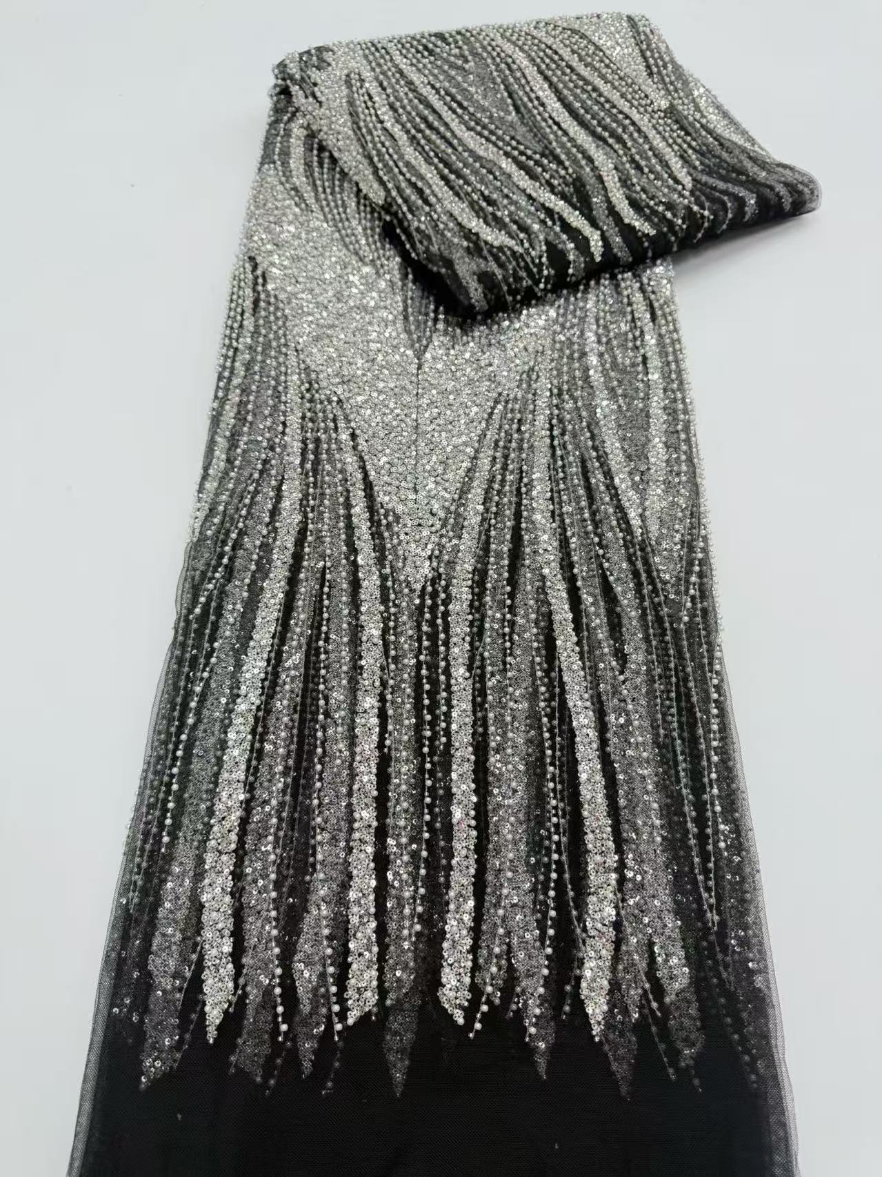 Luxury High Grade Shiny Sequin - Embroidery Net Fabric recensione e prezzo