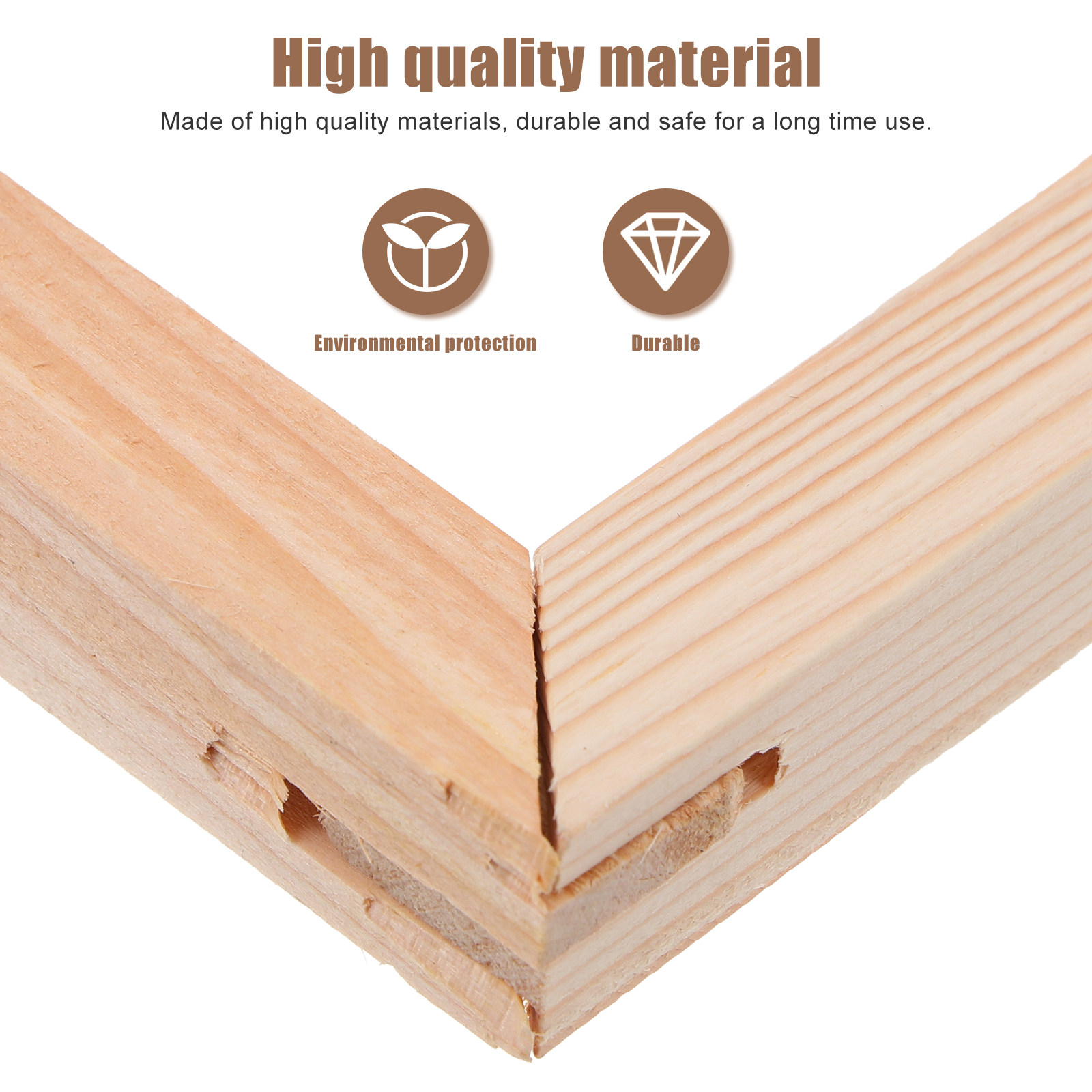 1Set Natural Solid Wooden Oil  - Frame Display Wood recensione e prezzo