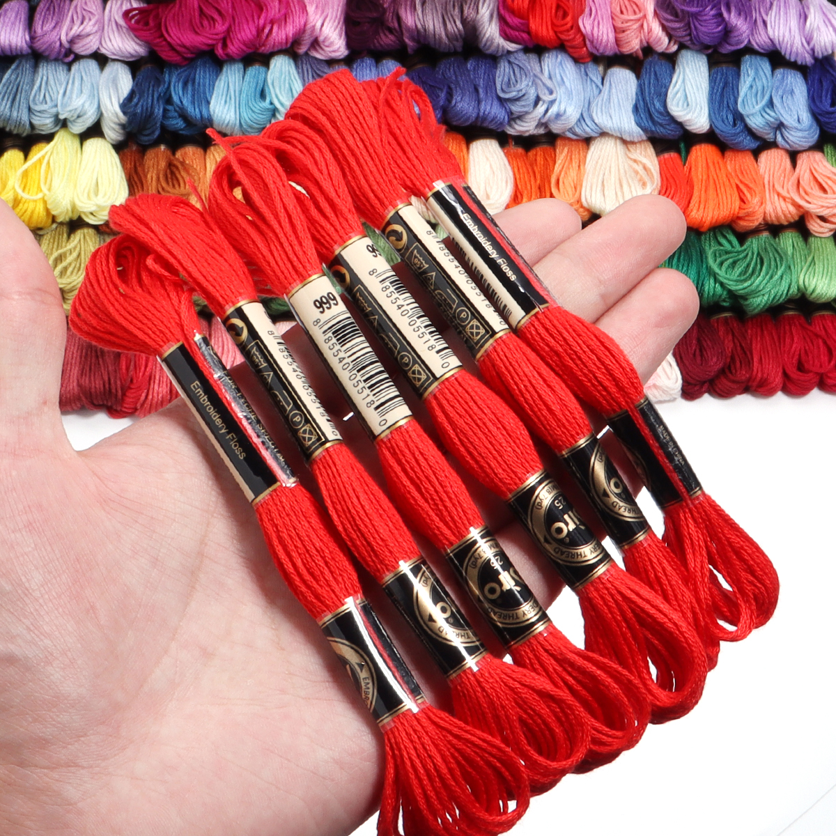 6Pcs/Lot Multicolor Polyester  - Embroidery Yarns recensione e prezzo