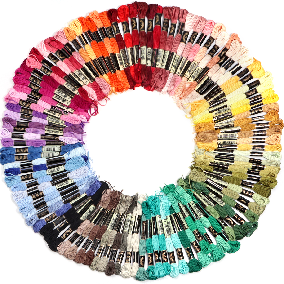 6Pcs/Lot Multicolor Polyester  - Embroidery Yarns recensione e prezzo