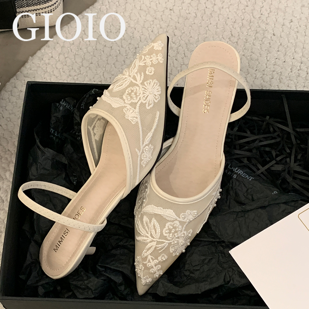 Brand Designer White Women Pum - Embroidery Designer recensione e prezzo