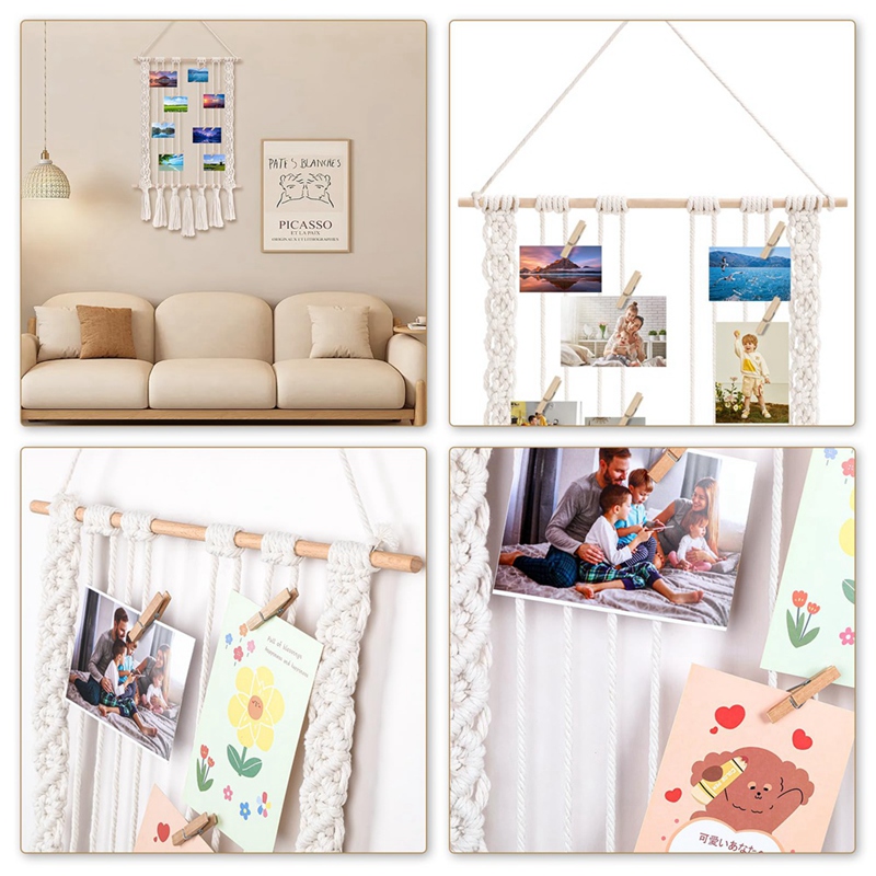 Hanging Photo Display with 30  - Frame Display Wood recensione e prezzo