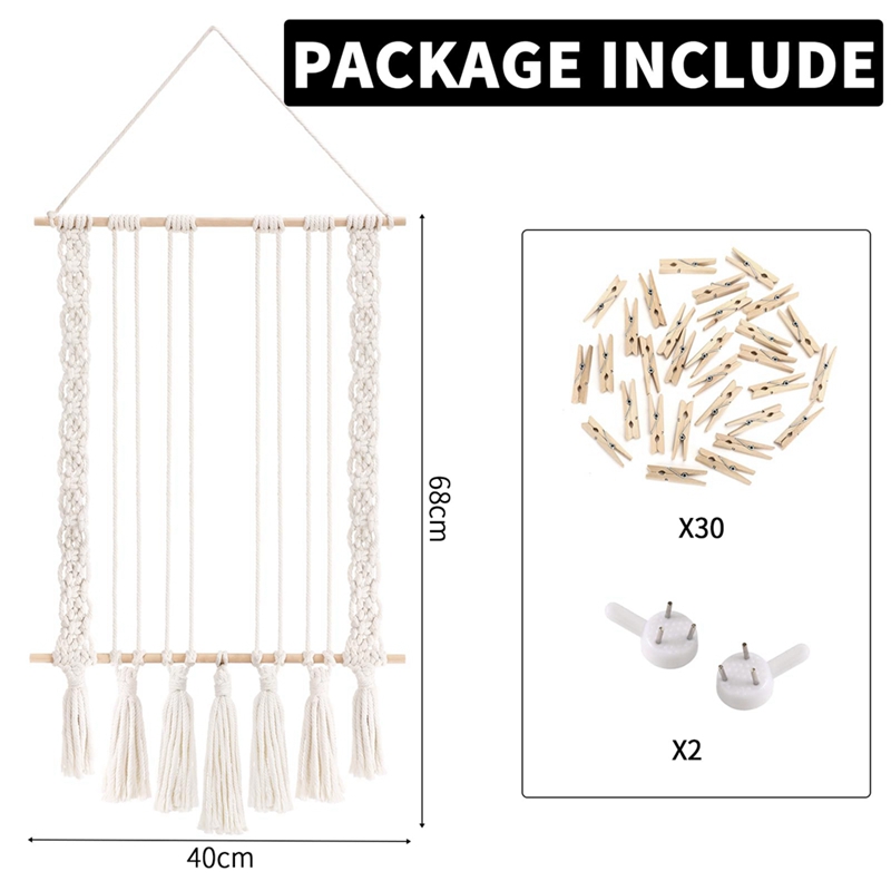 Hanging Photo Display with 30  - Frame Display Wood recensione e prezzo