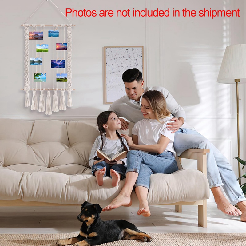 Hanging Photo Display with 30  - Frame Display Wood recensione e prezzo