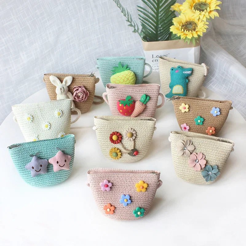 Summer Children's Straw Woven  - Embroidery Love recensione e prezzo