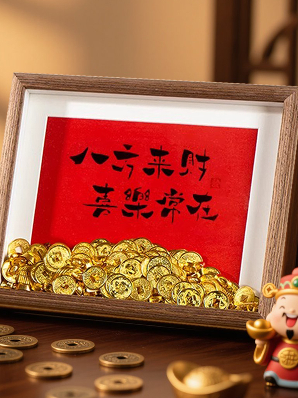 Creative DIY Gold Coin Photo F - Frame Display Wood recensione e prezzo