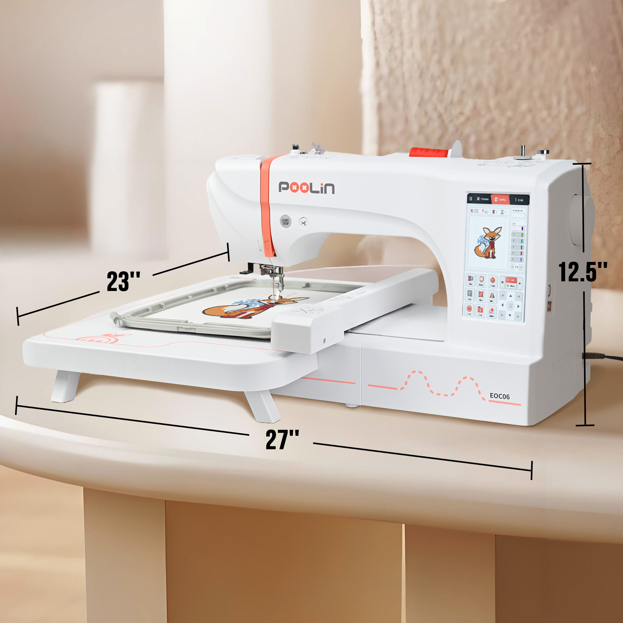 EOC06 PooLin China Hot Sale Co - Embroidery Machine China recensione e prezzo