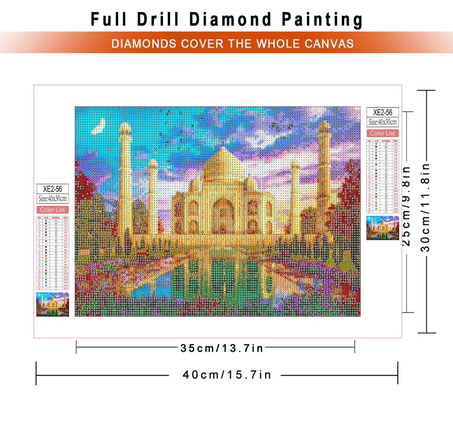 1pc frameless  diamond paintin - Embroidery Garments recensione e prezzo