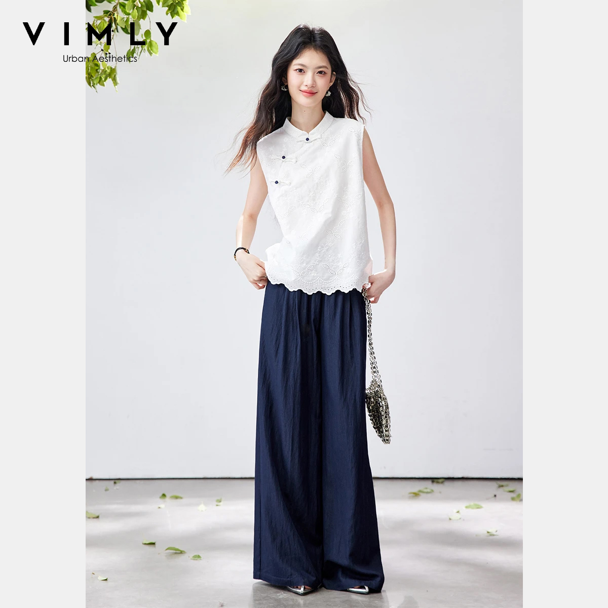 VIMLY Chinese Style Two Piece  - Embroidery Uniforms recensione e prezzo