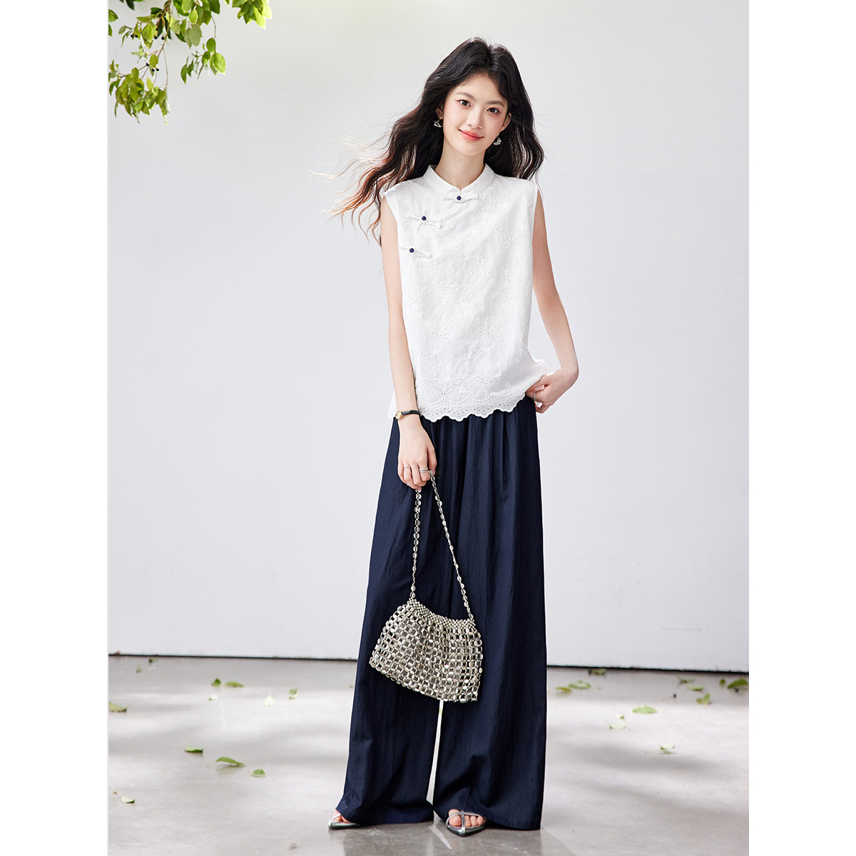 VIMLY Chinese Style Two Piece  - Embroidery Uniforms recensione e prezzo