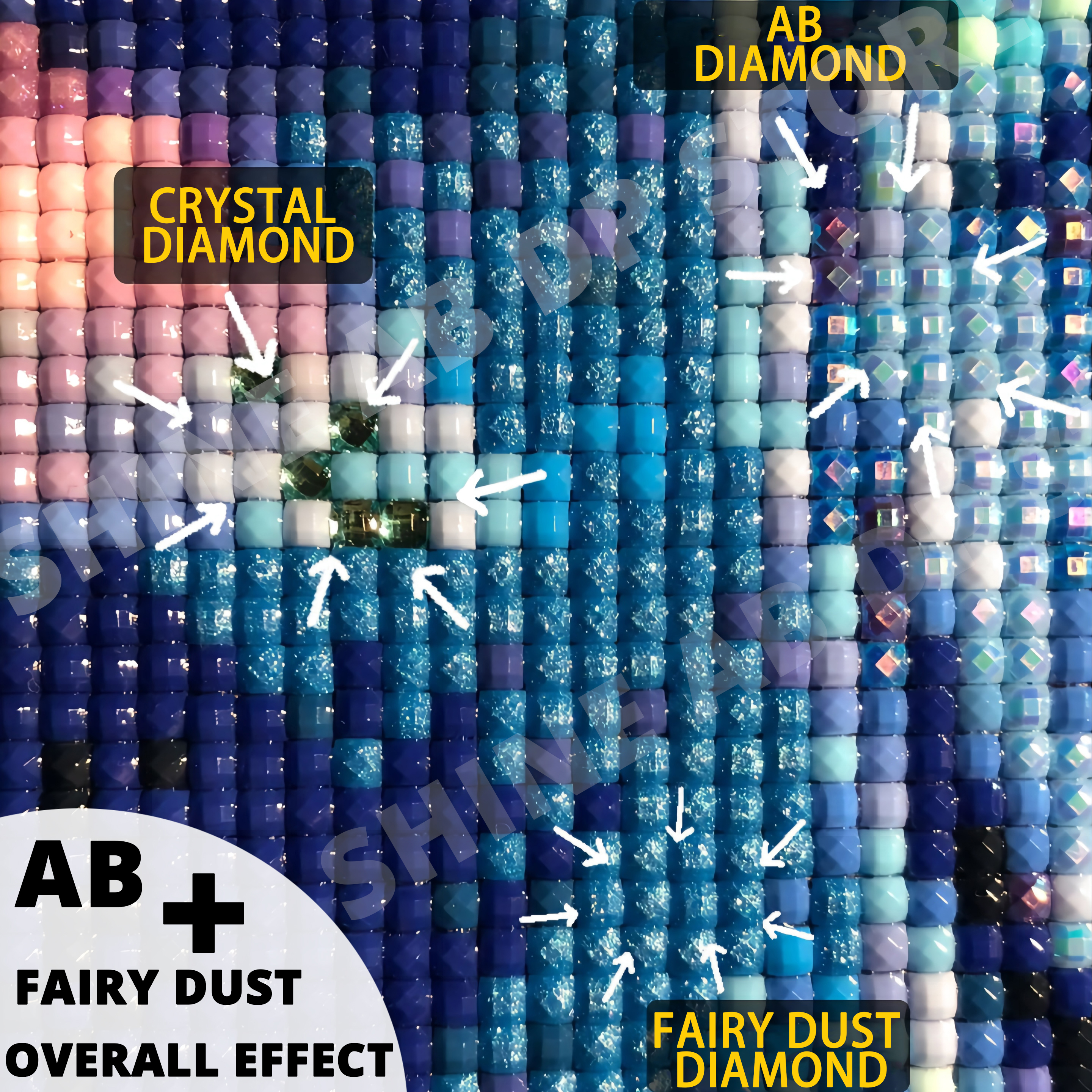 Fairy Dust AB 5d DIY Diamond A - Embroidery Bali recensione e prezzo