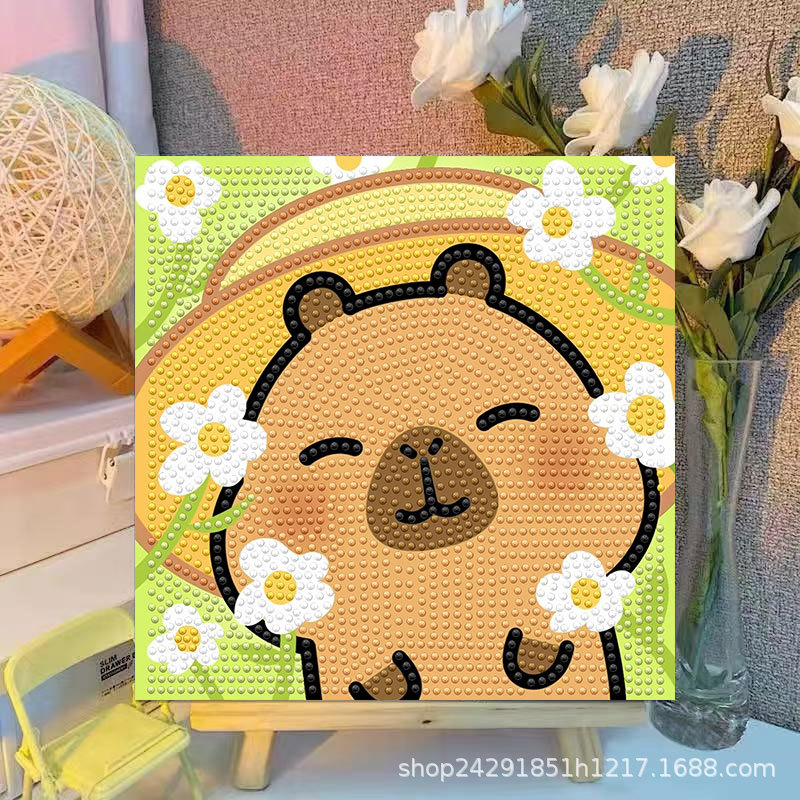 Cartoon Capibala Crystal Diamo - Embroidery Garments recensione e prezzo