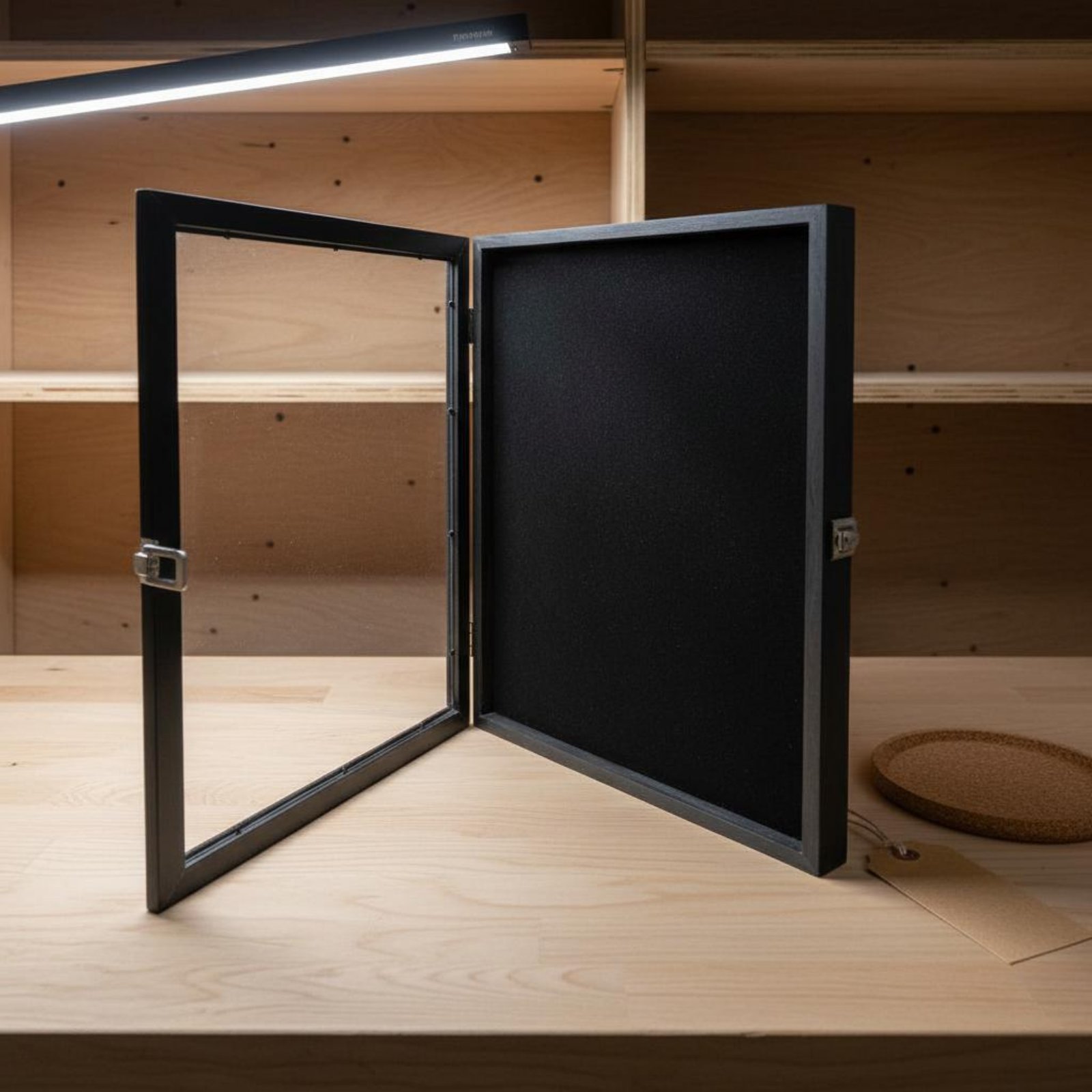 Badge Display Frame Transparen - Frame Display Wood recensione e prezzo