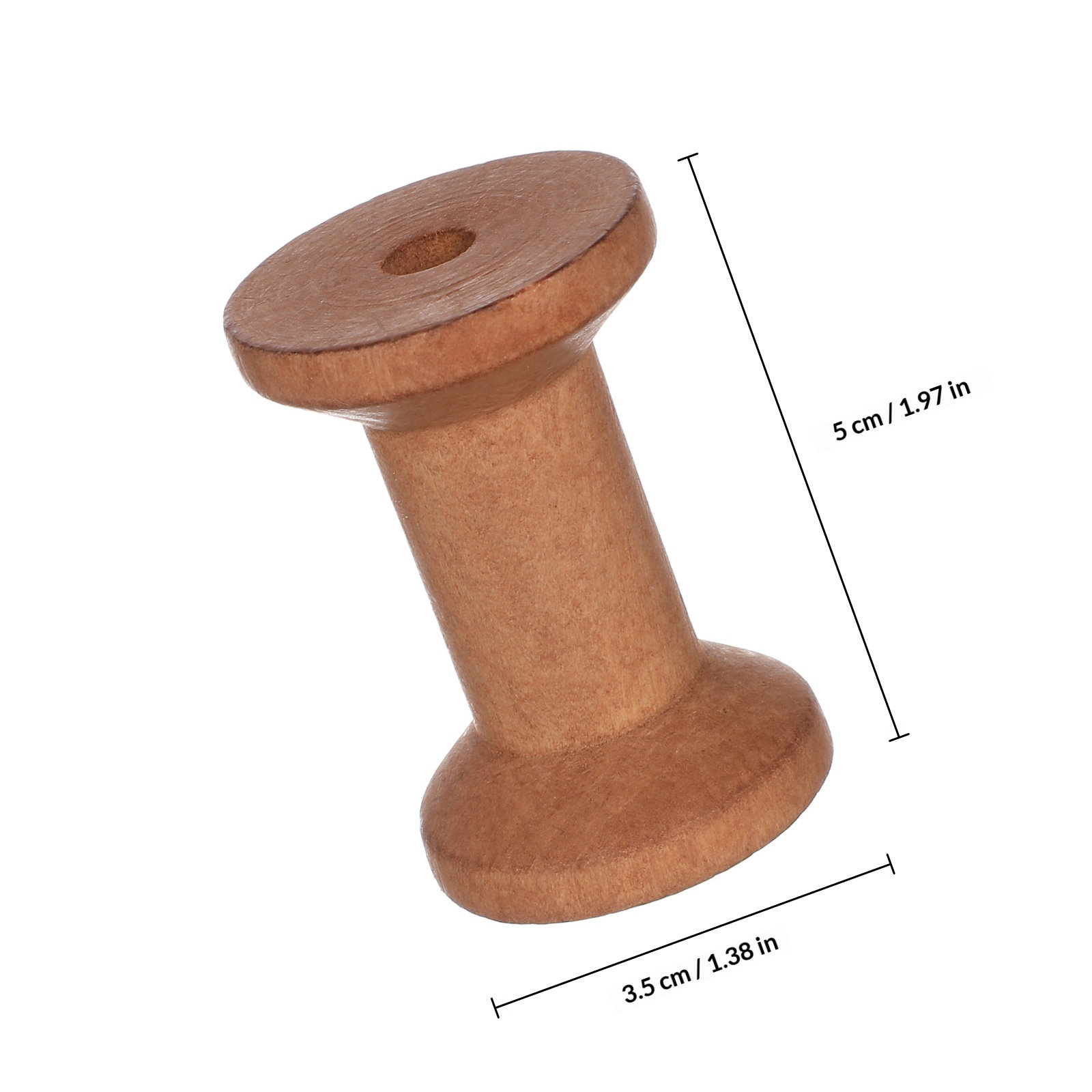 20Pcs Wooden Thread Holders Em - Embroidery Yarns recensione e prezzo