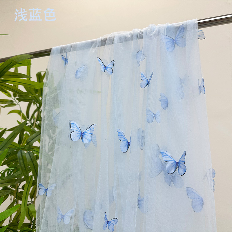 3D Butterfly Embroidery Tulle  - Embroidery Net Fabric recensione e prezzo