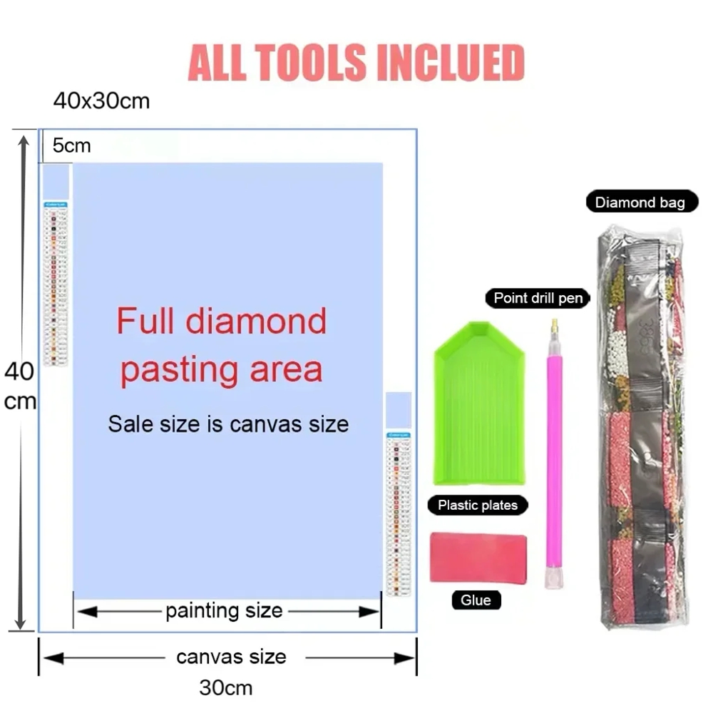 5d DIY Diamond Art Painting Ki - Embroidery Bali recensione e prezzo