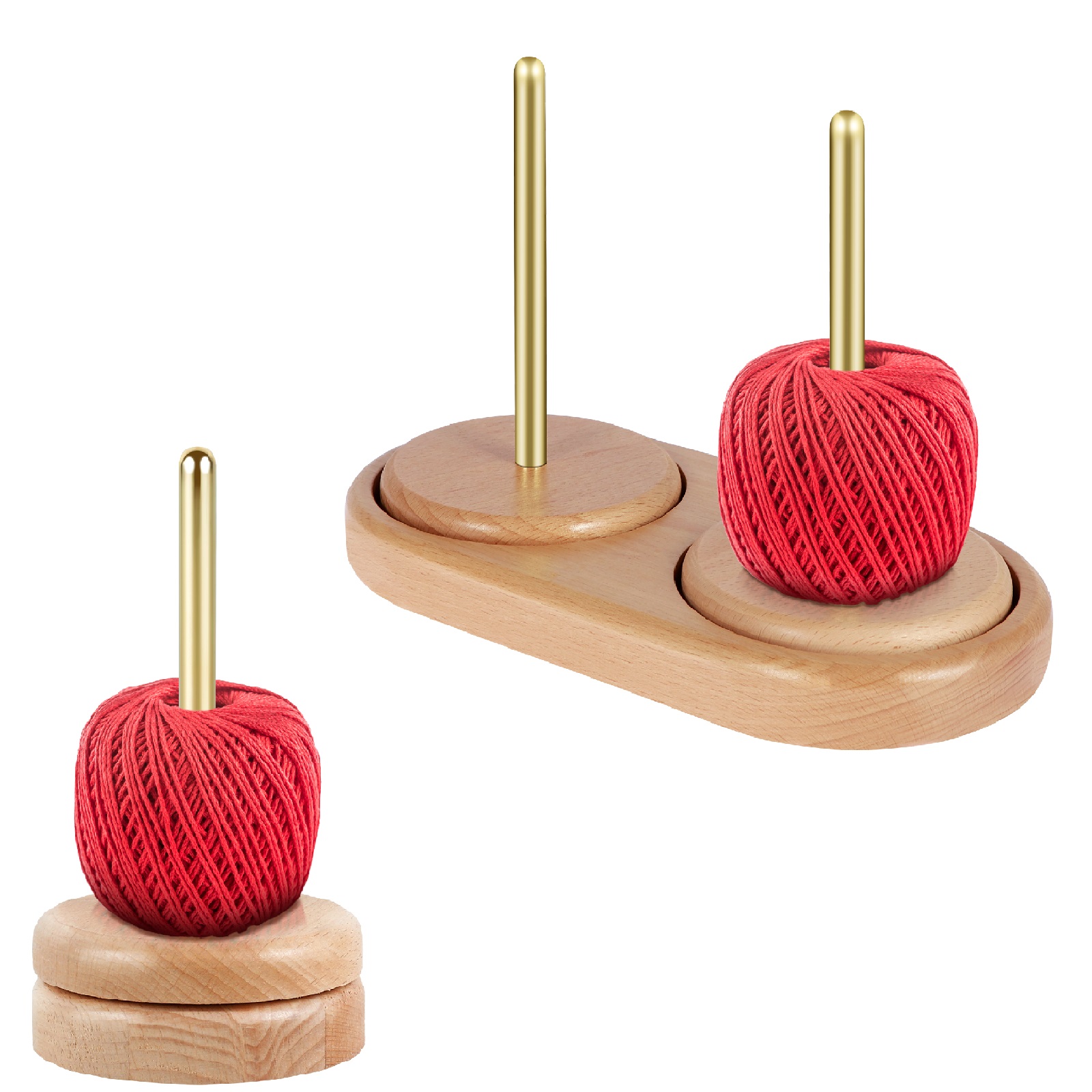 Yarn Ball Holder Rotatable Woo - Embroidery Yarns recensione e prezzo
