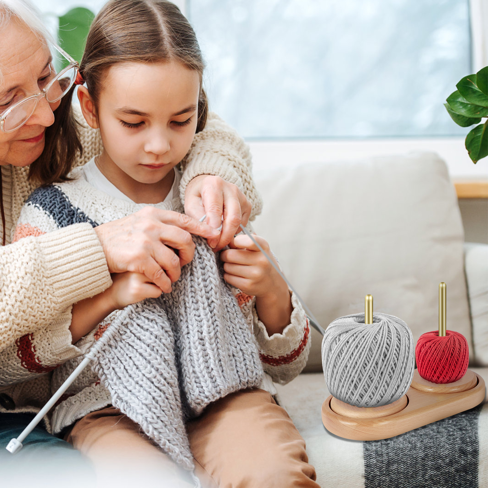 Yarn Ball Holder Rotatable Woo - Embroidery Yarns recensione e prezzo