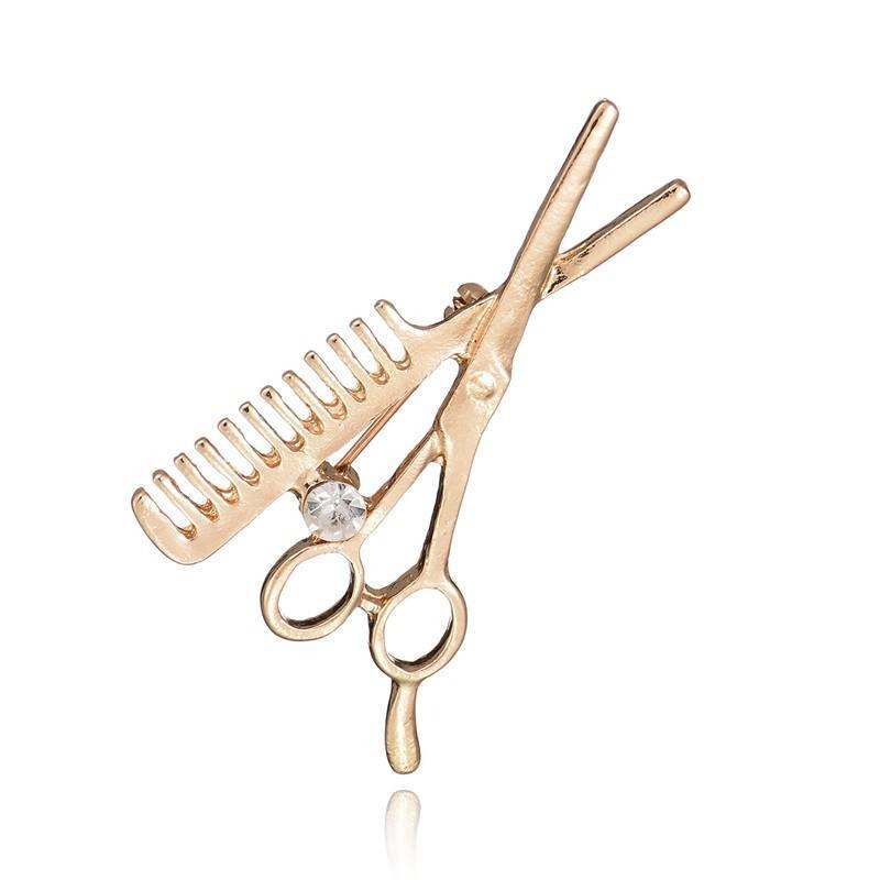 2Pcs Crystal Comb Scissors Bro - Embroidery Eyebrow recensione e prezzo