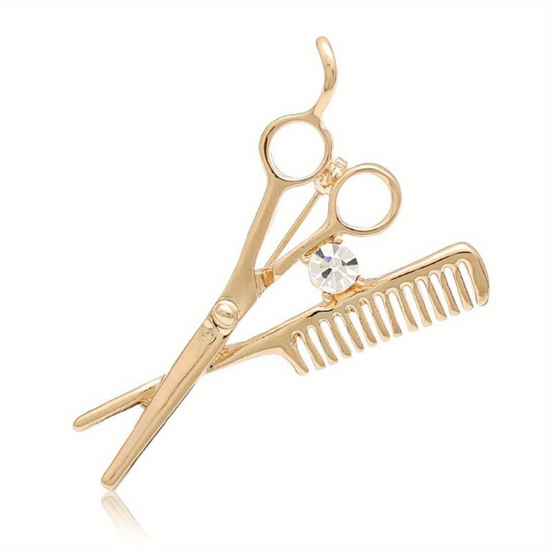 2Pcs Crystal Comb Scissors Bro - Embroidery Eyebrow recensione e prezzo