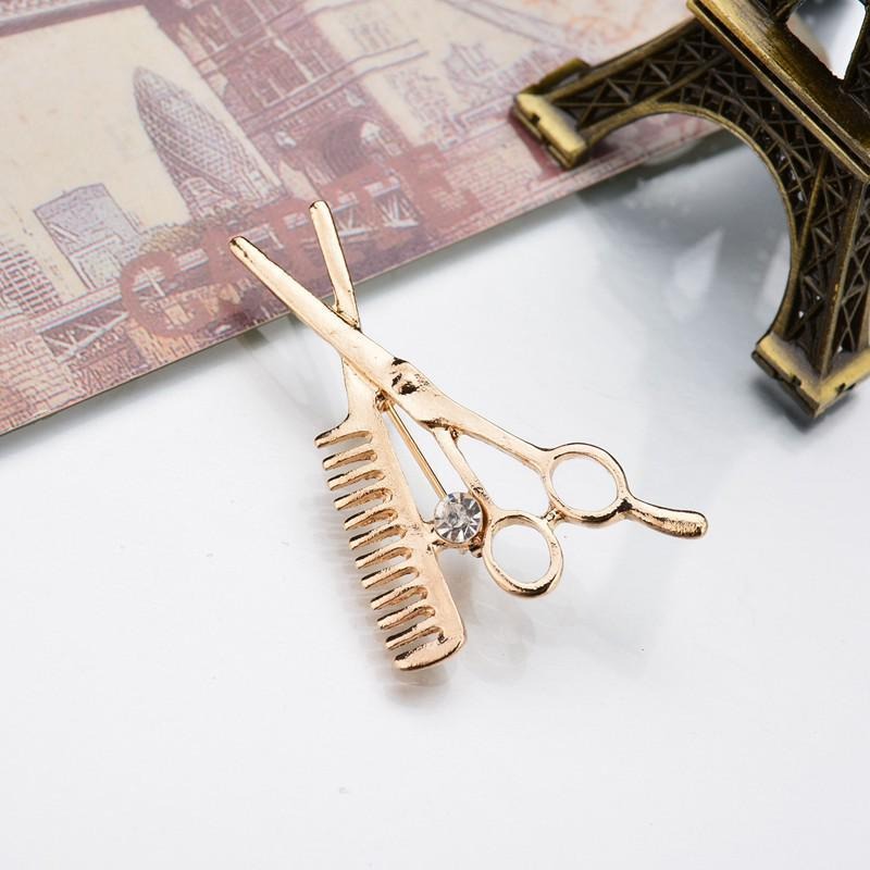 2Pcs Crystal Comb Scissors Bro - Embroidery Eyebrow recensione e prezzo