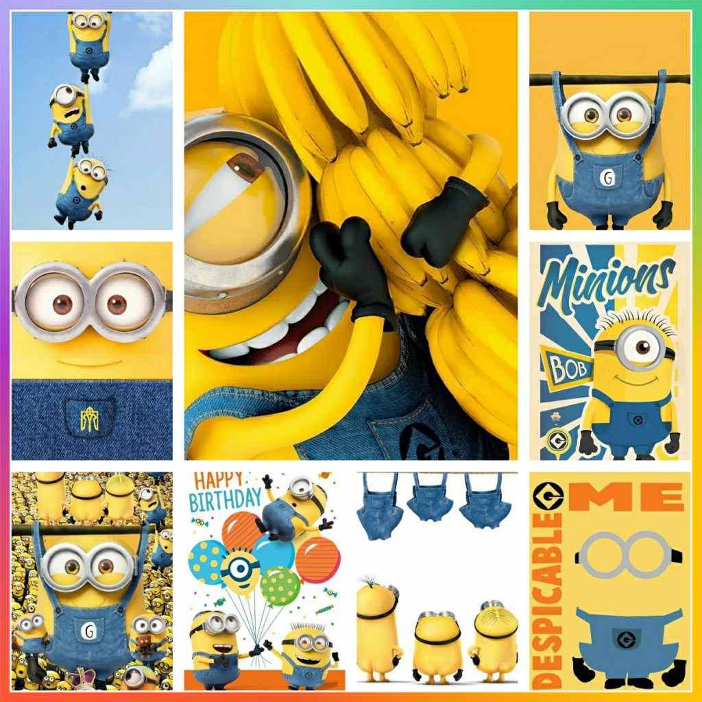 Cute M-Minions Cartoon L-Lovel - Embroidery Love recensione e prezzo