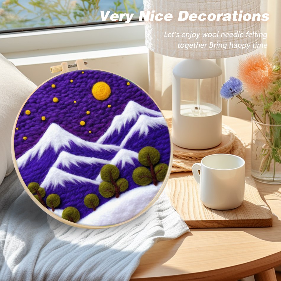 CHENISTORY Scenery Diy Wool Pa - Embroidery For Beginners recensione e prezzo