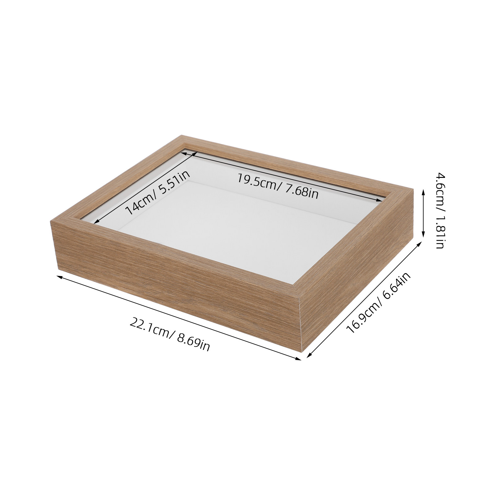 Wooden Framed Bug Display Case - Frame Display Wood recensione e prezzo