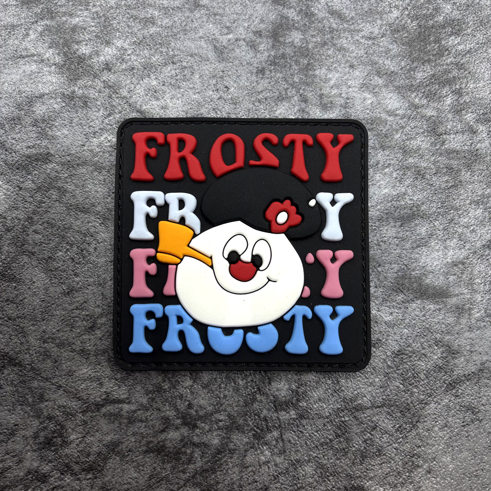 A Cute Snowman Pattern Pvc Pat - Embroidery Effect recensione e prezzo