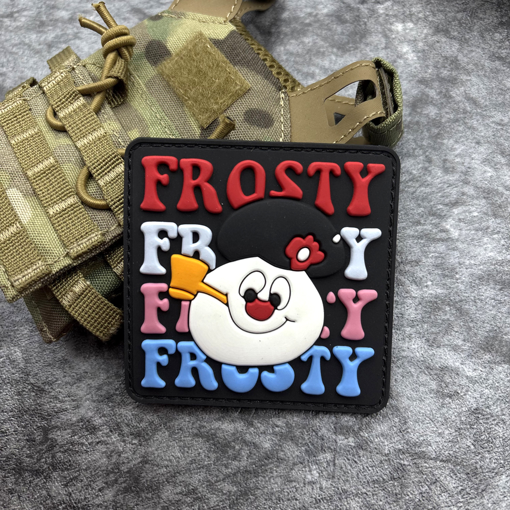A Cute Snowman Pattern Pvc Pat - Embroidery Effect recensione e prezzo