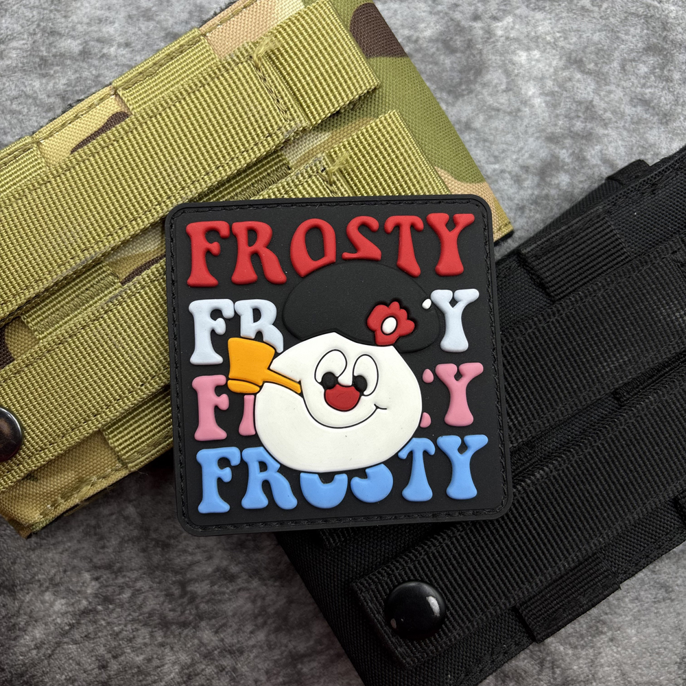 A Cute Snowman Pattern Pvc Pat - Embroidery Effect recensione e prezzo