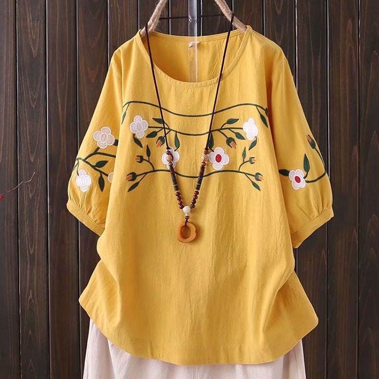 Plus-size Women's Spring and S - Embroidery Uniforms recensione e prezzo