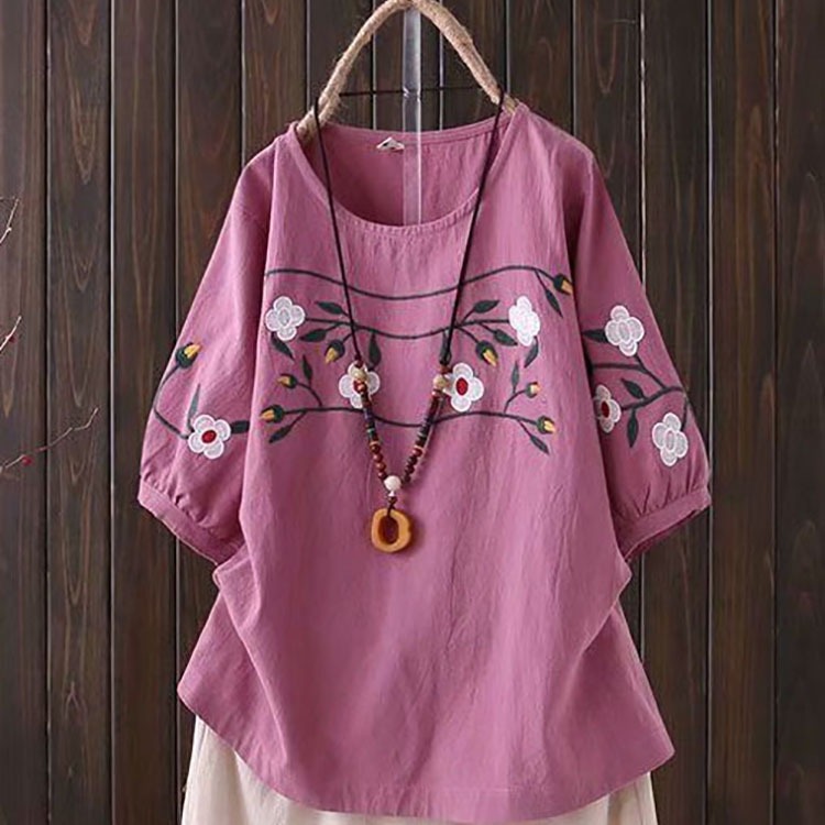 Plus-size Women's Spring and S - Embroidery Uniforms recensione e prezzo