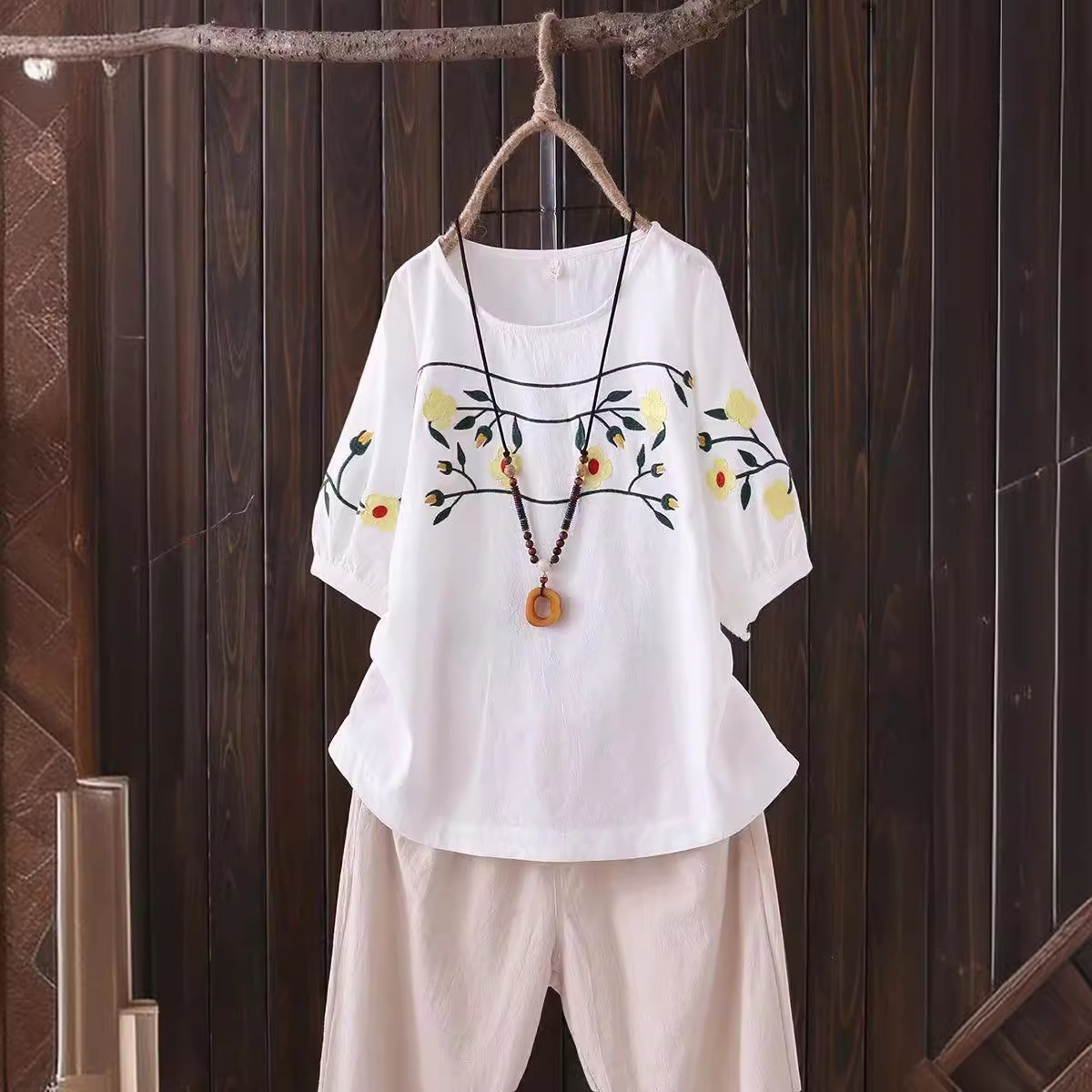Plus-size Women's Spring and S - Embroidery Uniforms recensione e prezzo